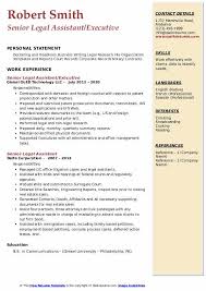 Revolutionize your resume by building the perfect legal assistant resume with hiration's 2021 guide on legal assistant resume. Senior Legal Assistant Resume Samples Qwikresume