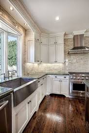 55 Amazing Farmhouse Kitchen Backsplash Decor Ideas Page 5 Of 57 Kitchen Backsplash Designs Rustic Kitchen Cabinets Antique White Kitchen