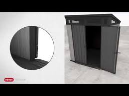It's made of durable, sturdy resin that can withstand any weather, with a. How To Artisan 7x7 Duotech Sheds Keter Youtube