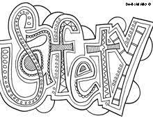 Inspiring Words With Images Coloring Pages Doodle Art Cute Coloring Pages