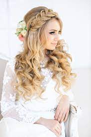Wedding Hair Barrel Curls Wedding Hairstyles Curls Wedding Hair Big Curls Wedding Hair Pin Curls Wed Hair Styles Braids With Curls Wedding Hair Inspiration