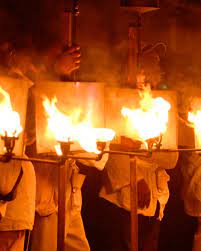 In fact, we don't just create it through design recommendations, we actually build it. New Orleans Flambeaux Tradition