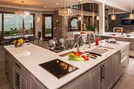 The flooring looks beautiful while the tiles backsplash perfectly fits the setup. L Shaped Kitchen Island Ideas To Try In Your Kitchen