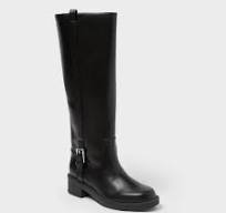Women’s Hattie Boots with Memory Foam Insole - A New Day™ Black 6.5