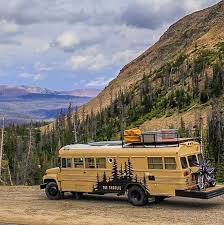 Van Life School Bus Camper School Bus House Van Life