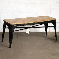 This coffee table will make a practical as well as a decorative addition to your home! Marko Furniture Black Metal Industrial Bench Seat Solid Wood Top Kitchen Living Coffee Table New Buy Online In United Arab Emirates At Desertcart Ae Productid 65484521