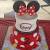 Minnie Mouse Birthday Cake Red And Black
