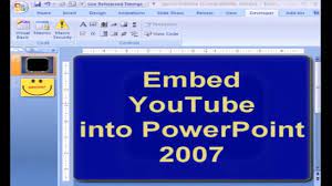 Just follow it here to embed any youtube video in powerpoint easily. Embed Youtube Video Into Powerpoint 2007 Youtube