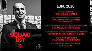 Belgium Squad List For Euro 2020 Soccer