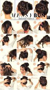 Pretty Messy Hair Buns Hair Styles Second Day Hairstyles Messy Hairstyles