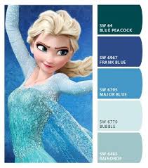 Colors For Alyssa S Bedroom From The Frozen Movie Frozen Bedroom Frozen Themed Bedroom Frozen Room