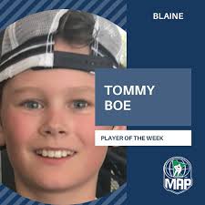 Congrats to our Week 13 Player of the Week Nominees and Overall winners!!!  Who will win this next week?!?! Blaine: Tommy Boe Katie Genia Plymouth:  Nola Dalum