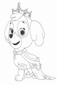 Skye Princess Coloring Pages Through The Thousand Images On The Net With Regards Paw Patrol Coloring Pages Paw Patrol Coloring Kids Printable Coloring Pages