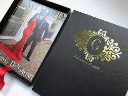 Wedding Magazine Invitations Boxed Invitation Wedding Etsy Wedding Invitations Magazine Wedding Program Invitations