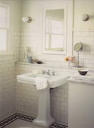 White Subway Tiles Bathroom Tile Designs Tile Bathroom Vintage Bathroom Tile
