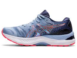 Bring frischen wind in deine garderobe mit den neuesten trends von asics. Women S Gel Nimbus 23 Mist Blazing Coral Langer Laufen Asics