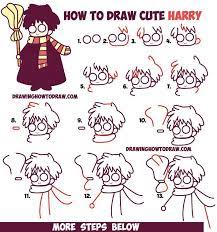 Dies ist ein zusammenschnitt vom legendären „harry potter und ein stein, das von coldmirror vor über 14 jahren produziert wurde.aufgrund von. How To Draw Cute Harry Potter Chibi Kawaii Easy Step By Step Drawing Chibi Harry Potter Journal Kinder Zeichnen