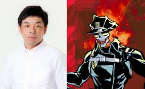 He's both law and outlaw, dispensing ungodly justice to evildoers like a candy machine. Inferno Cop Voice Actor Junichi Goto Dies In Motorcycle Accident Ani Me