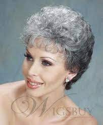 Noooo This Is Exactly What I Don T Want My Gray Curly Hair To Look Like Short Permed Hair Grey Hair Inspiration Short Silver Hair