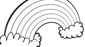 Black and white rainbow coloring page. Looking For The Nice Rainbow Coloring Pages Find Here Free Coloring Sheets Spring Coloring Pages Coloring Pages Super Coloring Pages