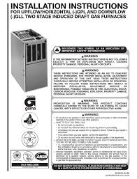 Variety of ruud heat pump thermostat wiring diagram. Ruud Ugpl Installation Instructions Manual Pdf Download Manualslib