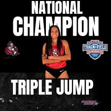 Fredricka McKenzie (lane 6) takes 3rd place All American finish in the 60m  finals with a new personal best of 7.42 #naia #naiatrack  #naiaindoornationals