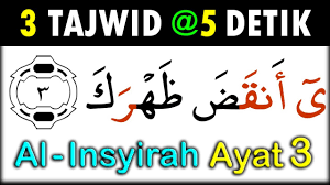 We did not find results for: Tebak Tajwid Qur An Surat Al Insyirah Ayat 3 Youtube