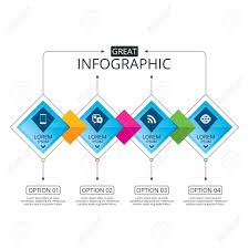 Infographic Flowchart Template Business Diagram With Options