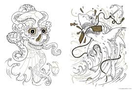 Engraving is an artistic technique with many variants : Cool Tattoo Coloring Pages Coloring4free Coloring4free Com
