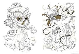 This tatoo is for those who have the courage of a wolf. Cool Tattoo Coloring Pages Coloring4free Coloring4free Com