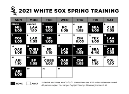 The cactus league captures a strange desert world that is both exciting and unforgiving, where the most crucial games are the ones played off the field. White Sox Revised Spring Training 2021 Begins In Two Weeks South Side Sox