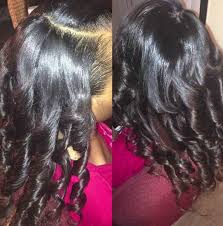 Everyone can try out this sew in no matter their age. Braid Pattern For Sew In Weave With Side Bangs