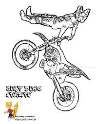 Handle easy or hard coloring sheet of princess peach, wario. Rough Rider Dirt Bike Coloring Pages Dirtbike Free Motorcycle