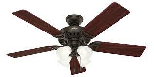 Featuring reversible blades, the fan's contemporary brushed nickel finish is complemented by both the walnut blade finish and the maple blade finish. Hunter 52 Studio Series Bright Brass Ceiling Fan With Light Kit And Pull Chain Walmart Com Walmart Com