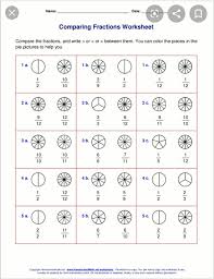 Pin By Jan Tanega On Math Worksheets In 2020 Fractions Worksheets Comparing Fractions Fractions