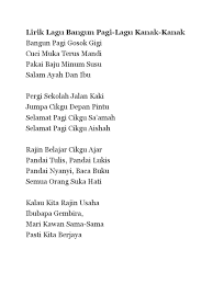 ★ download mp3 lagu kanak kanak gratis, ada 20 daftar lagu sia yang bisa anda download. Lirik Lagu Bangun Pagi