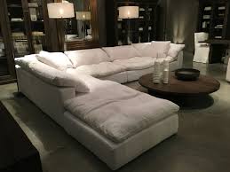 I've liked the sofa, but i have eventually come to think that it's really a bit too big & clunky for my living room (room is appx 9.5'x15'). Restoration Hardware Sectional Cloud Couch Sectional Sofa Comfy The Big Comfy Couch Comfortable Couch