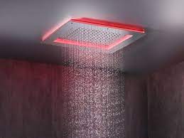 Led 3 Spray Stainless Steel Overhead Shower Frame By Bossini
