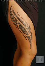 60 Thigh Tattoo Ideas Cuded Tribal Tattoos For Women Thigh Tattoo Polynesian Tattoos Women