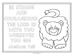 Check out our be strong and courageous coloring selection for the very best in unique or custom, handmade pieces from our shops. Pin On Kids Bible Activities Free Printables