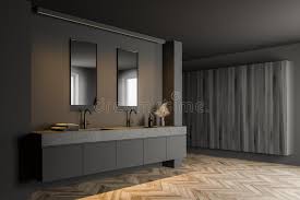 View our collection of double bathroom vanities, all on sale now with free shipping. Gray Bathroom Corner With Double Sink Stock Illustration Illustration Of Modern Indoor 172591525