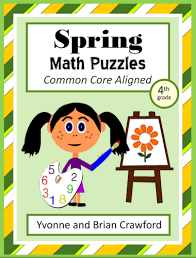 4th grade math games & puzzles (sylvan math workbooks): Spring Common Core Math Puzzles 4th Grade Teaching Resources