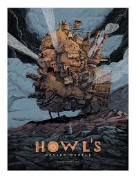 Princess mononoke, howl's moving castle, my neighbor totoro, laputa: Howl S Moving Castle Poster On Behance