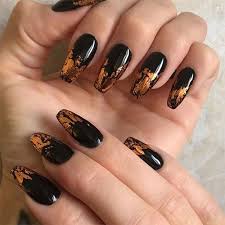 Whilst fake nails cover the whole fingernail, acrylic nails are extensions placed on the end to help them. Autumn Acrylic Nail Art Designs 2019 Fall Nails 10 Fabulous Nail Art Designs