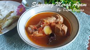 Singgang daging menu yang popular di negeri kelantan dan terengganu. Singgang Merah Ayam Bahan Mudah Youtube