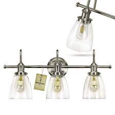 Bathroom Vanity Light Fixtures Brushed Nickel Vanity Light You Can Get More Det Farmhouse Vanity Lights Light Fixtures Bathroom Vanity Vanity Light Fixtures
