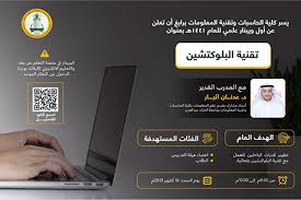 كلية الحاسبات وتقنية المعلومات برابغ ندوة علمية ويبنار بعنوان البلوكتشين