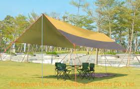 A tarp tent is a tarpaulin, a plastic or nylon sheet, used in place of a tent. Outdoor Beach Canopy Camping Lightweight Rain Fly Awning Outdoor Sunshade Shelter Tarp Tent China Tarp Tent And Camping Tarp Price Made In China Com