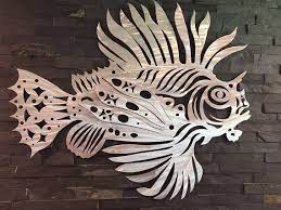 Fotografiya Art Fish Art Metal Tree Wall Art