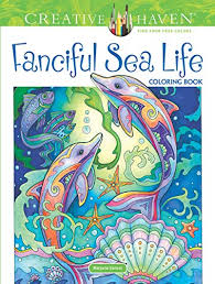 Colouring books offer an escape to a world of inspiration and artistic fulfillment. Creative Haven Fanciful Sea Life Coloring Book Adult Coloring Buy Online In Isle Of Man At Isleofman Desertcart Com Productid 62218410